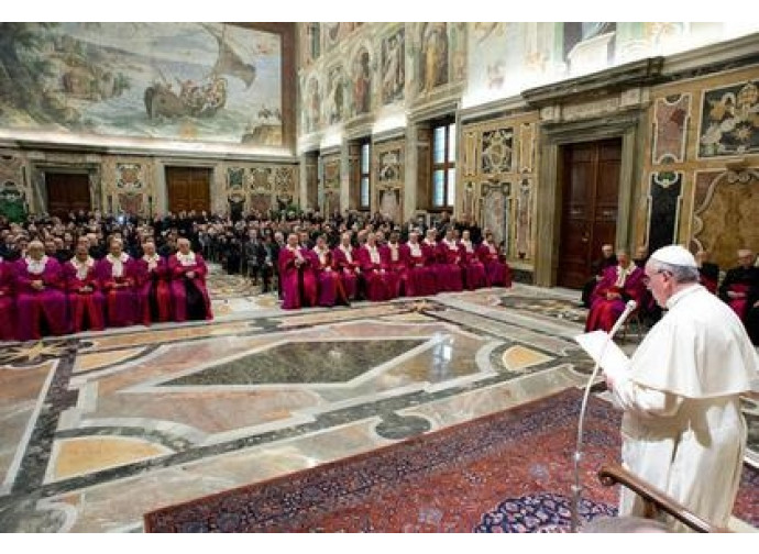 Il Papa alla Rota Romana